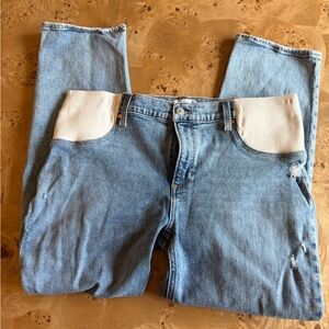 Women’s Paige Cropped Maternity Jeans